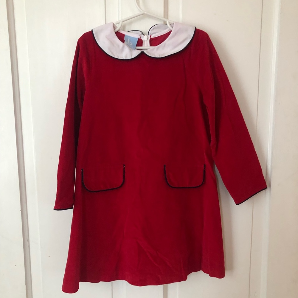 Bella bliss girls sz 6 red dress classic